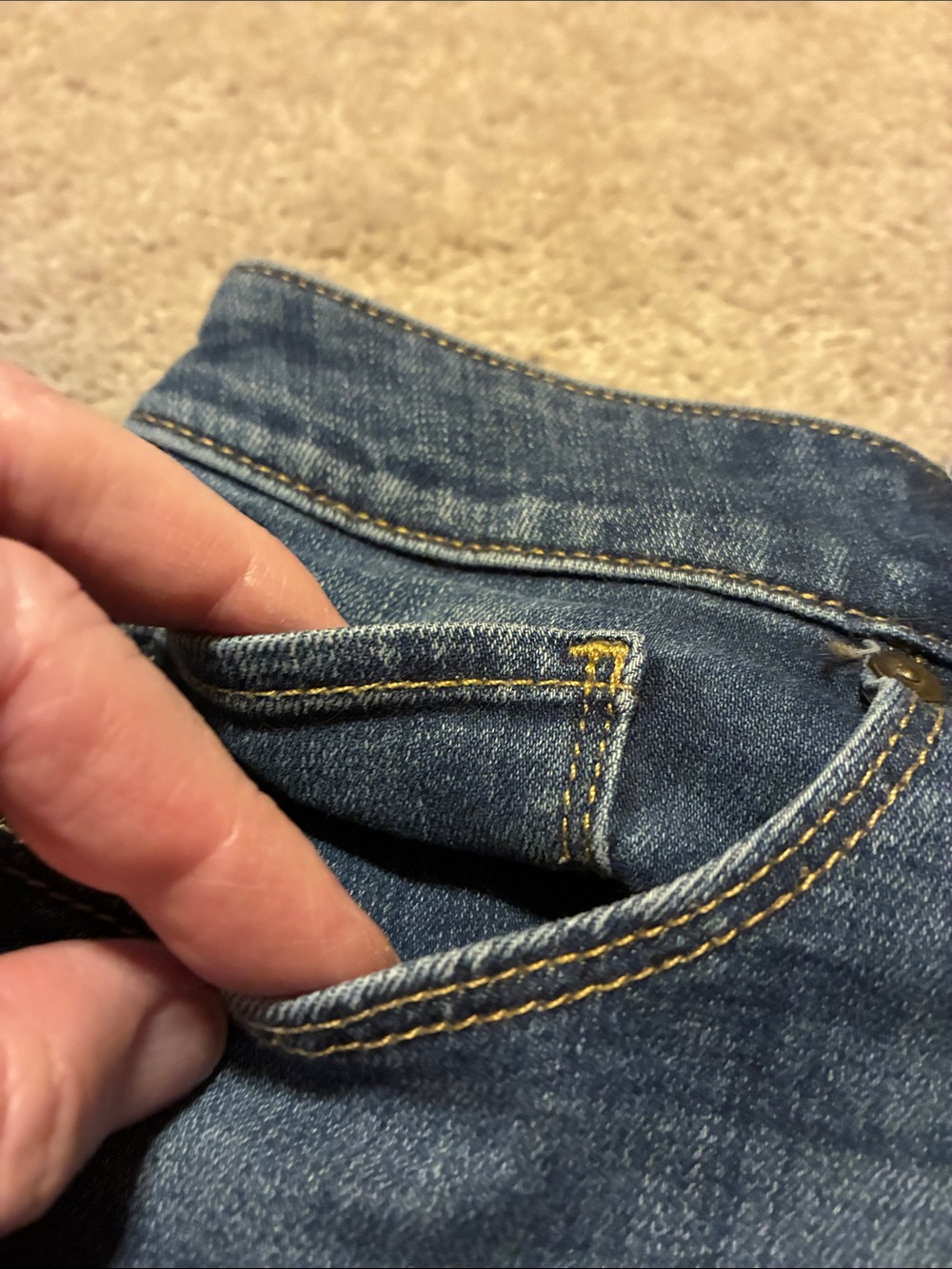 Ava & Viv Light Blue Rolled Hem Denim Shorts - Picture 2 of 8